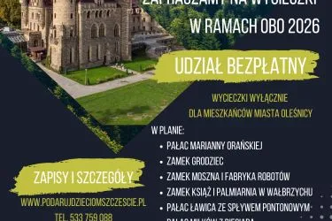 BEZPŁATNE WYCIECZKI DLA OLEŚNICZN W RAMACH OBO 2026